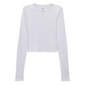 Aritzia TNA Ribbed Cropped Longsleeve